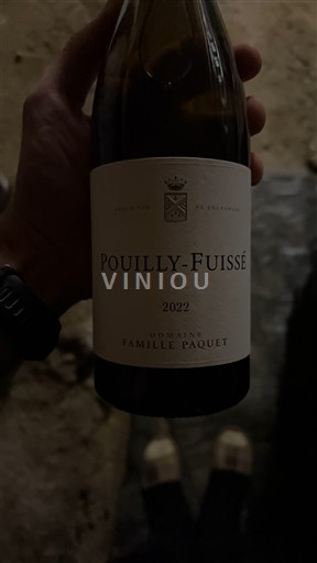 Bourgogne Pouilly-fuissé Famille Paquet 2022