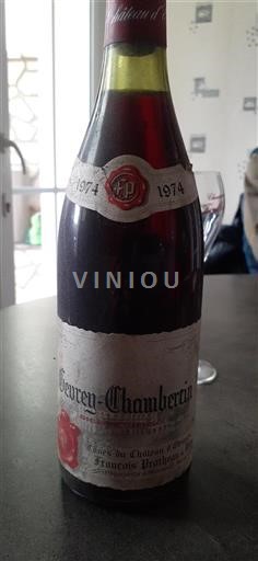 Burgundi Gevrey-Chambertin Grand Cru Château Etroyes 1974