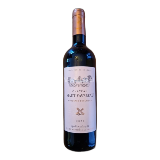 Vin Rouge sec Château Haut Favereau 2020 France Bordeaux Bordeaux supérieur AOC
