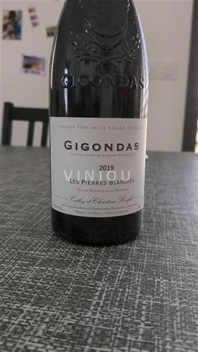 Údolí Rhôny Gigondas Cathy et Christian Bonfils Les Pierres Blanches 2019
