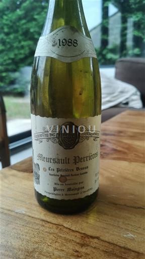 Borgoña Meursault Premier Cru Pierre Moingeon Les Perrières Dessus 1988