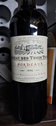 Burdeos Bordeaux Château Des Trois Tours 2015