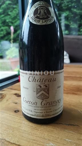 Borgoña Corton Grand Cru Louis Latour Corton Grancey 1989
