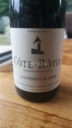 Rhônen laakso Côte-rôtie Domaine Rostaing Ampodium 2018