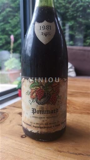 Burgundi Pommard Monnot 1981