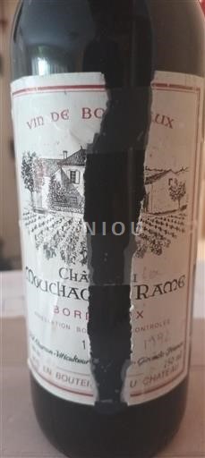 Burdeos Bordeaux Château Mouchacla Rame 1992