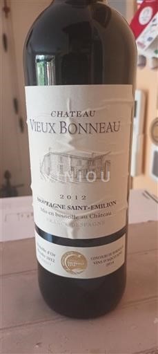 Bordeaux Montagne-Saint-Émilion Château Vieux Bonneau 2012