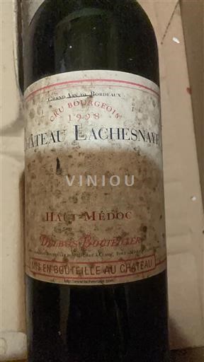Bordeaux Haut-Médoc Cru Bourgeois Château Lachesnaye 1998