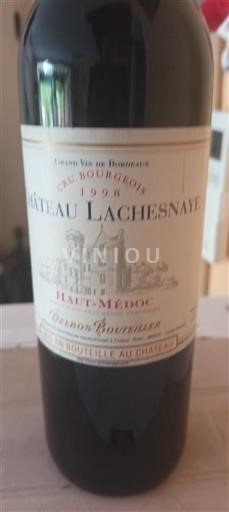 Bordeaux Haut-Médoc Cru Bourgeois Château Lachesnaye 1998