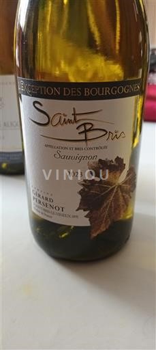 Borgogna Saint-Bris Gérard Persenot 2023