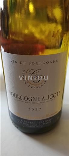 Bourgondië Bourgogne Aligoté Gérard Persenot 2022