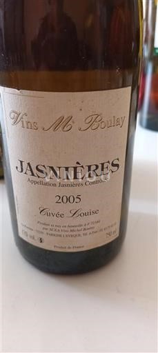 Valle della Loira Jasnières Vins M. Boulay Louise 2005
