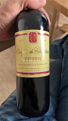 Sud-Ouest Bergerac Marquis de Chasseforêt 2020