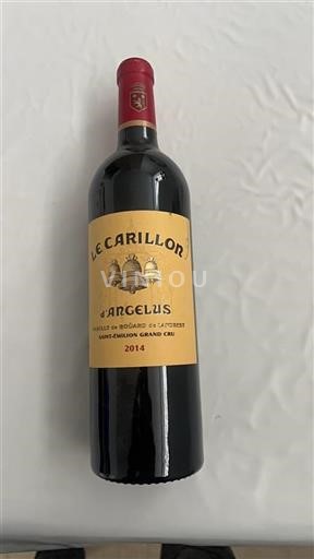 Bordeaux Saint-Émilion Grand Cru Château Angélus Le Carillon d%27Ang%c3%a9lus 2014