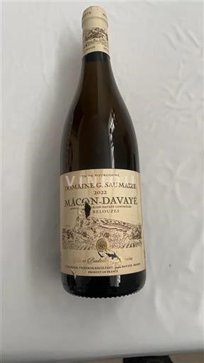 Borgoña Mâcon y Mâcon-villages Domaine G. Saumaize Belouzes 2022