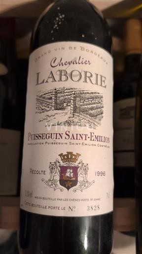 Bordeaux Puisseguin-saint-émilion Chevalier Laborie 1996