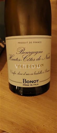 Bourgogne Hautes Côtes de Nuits Bonot Père & Fils Tradition 2022
