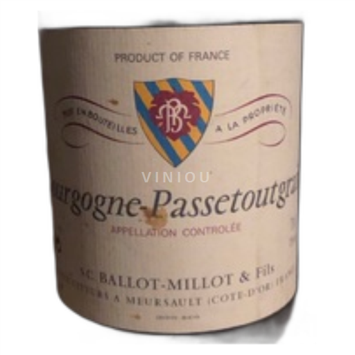 Burgundsko Bourgogne-passetoutgrain Ballot-Millot 1999