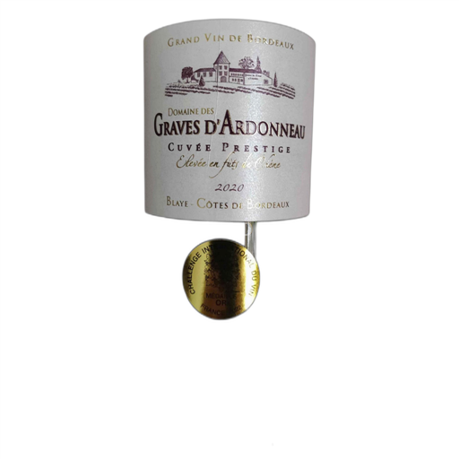 Bordeaux Blaye-Côtes-de-Bordeaux Domaine Des Graves Ardonneau Cuvée Prestige 2020