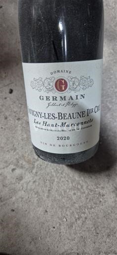 Bourgogne Savigny-lès-Beaune Premier Cru Domaine Germain Les Haut-Marconnets 2020