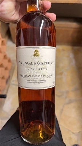 Corsica Muscat du Cap Corse Domaine Orenga de Gaffory Impassitu 2014