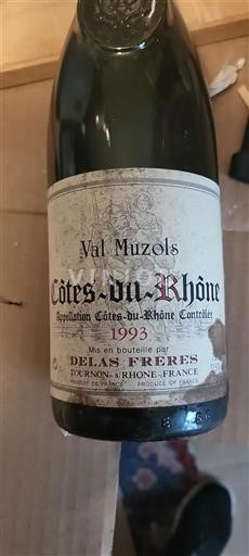 Rhônetal Côtes du Rhône Delas Frères Val Muzols 1993