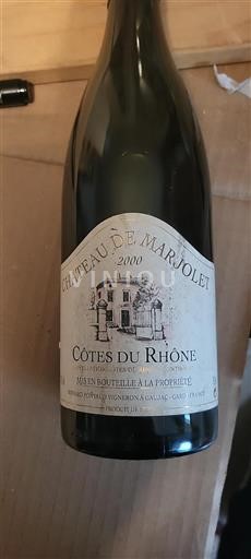 Rhône Valley Côtes-du-Rhône Château Marjolet 2000