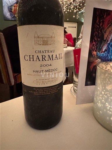 Bordeaux Haut-Médoc Cru Bourgeois Château Charmail 2004