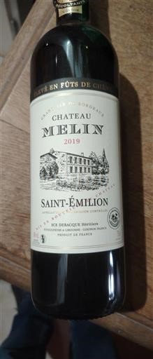 Burdeos Saint-Émilion Château Melin 2019