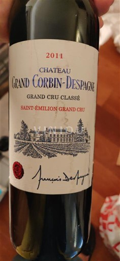 Bordeaux Saint-Émilion Grand Cru Château Grand Corbin-Despagne 2011