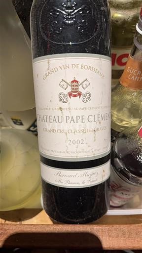 Bordeaux Pessac-Léognan Grand Cru Pape Clément 2002