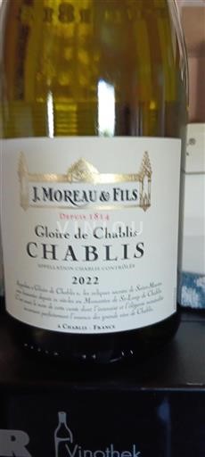 Burgundy Chablis J. Moreau & Fils Gloire de Chablis 2022