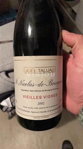 Thung lũng sông Loire Saint-Nicolas-De-Bourgueil Domaine Joel Taluau Vieilles vignes 2002