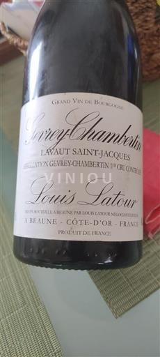 Burgundy Gevrey-Chambertin Premier Cru Louis Latour Lavaut Saint-Jacques 2011