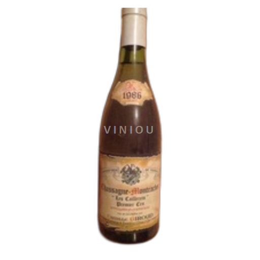 Bourgogne Chassagne-Montrachet Premier Cru Camille Giroud Les Caillerets 1986