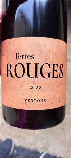 Thung lũng Rhône Ventoux Terres Rouges 2022