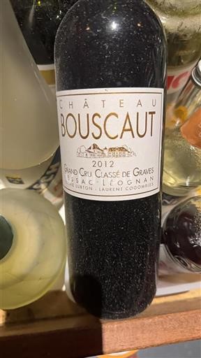 Burdeos Pessac-Léognan Grand Cru Château Bouscaut 2012