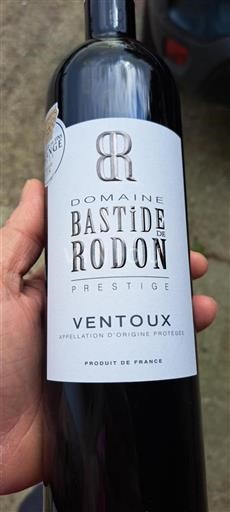 Rhônetal Ventoux Domaine Bastide de Rodon Prestige Ohne Jahrgang