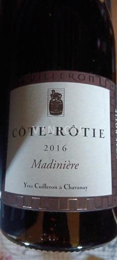Valle del Ródano Côte-rôtie Yves Cuilleron Madinière 2016