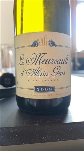 Borgogna Meursault Alain Gras 2008