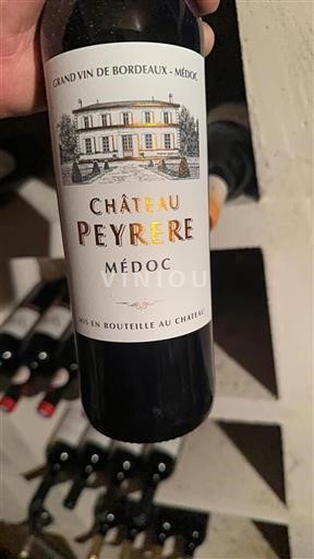 Bordéus Médoc Château Peyrere Não Sazonado