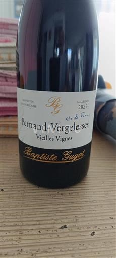 Bourgogne Pernand-Vergelesses Domaine Baptiste Guyot Vieilles Vignes 2022
