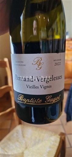 Bourgogne Pernand-Vergelesses Domaine Baptiste Guyot Vieilles Vignes 2022