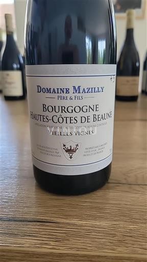Borgoña Hautes Côtes de Beaune Domaine Mazilly Vieilles Vignes 2018