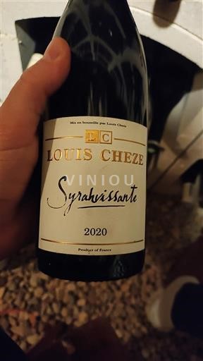 Alpit ja Rhônen maat Rhodanien rinteet Louis Cheze Syrahvissante 2020