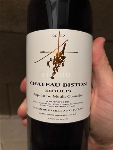 Bordeaux Ni doloceno Château Biston 2022