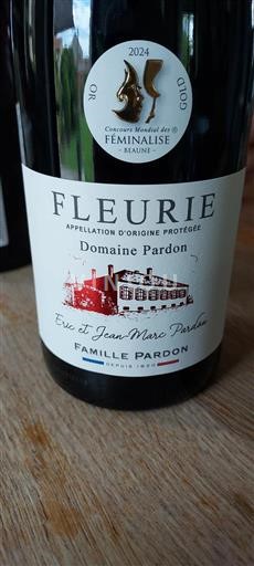 Beaujolais Fleurie Domaine Pardon 2024