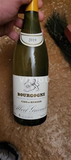 Bourgondië Bourgogne Domaine Albert Grivault Clos du Murger 2019