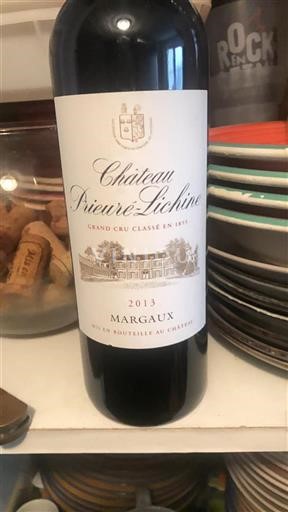 Bordeaux Margaux Grand Cru Château Prieuré Lichine 2013