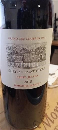 Bordeaux Saint-Julien Château Saint Pierre 2018